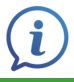 Icon - Small blue speech bubble outline with an italic info-i in the center