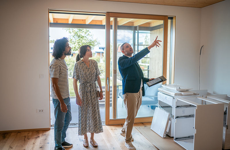 young couple first time home buyer